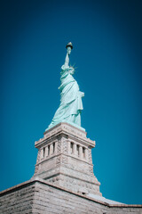 Fototapeta na wymiar Foto de la Estatua de la Libertad, Nueva York