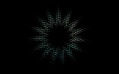 Dark Green, Yellow vector backdrop with dots.