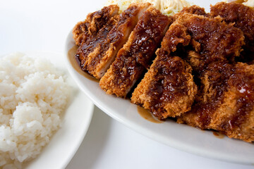 大盛りトンカツ