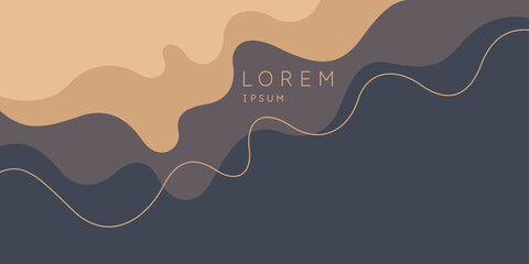 Modern backgrounds with abstract elements and dynamic shapes. Compositions of colored spots. Vector illustration.