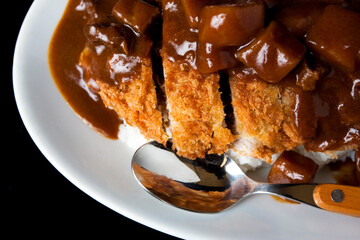 大盛りカツカレー