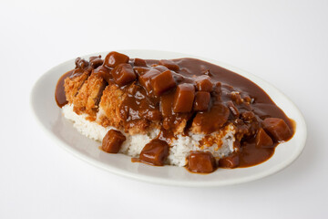 大盛りカツカレー