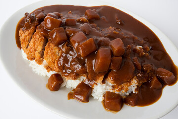 大盛りカツカレー