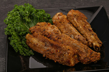 Stewed pork ribs with spices