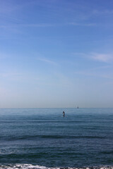 Stand up Paddler at Forte dei Marmi, Italy, Tuscany