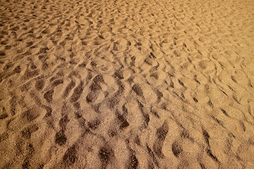 Incredible pattern of the sand ripple on Siloli sand dune in Eduardo Avaroa Andean Fauna National Reserve, Bolivia, South America