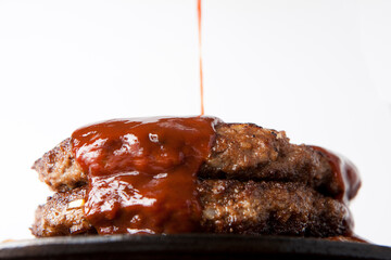 デカ盛りハンバーグ