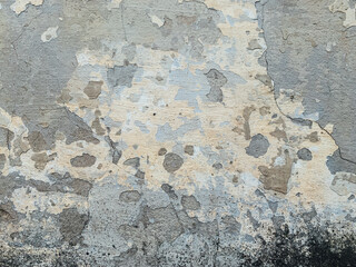 old gray vintage loft wall as a background