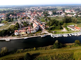 Obraz premium Seebad Ueckermünde, Stadthafen 2020