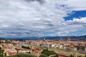 Fototapeta premium イタリア、フィレンツェ、全景