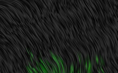 Light Green vector pattern with bubble shapes.