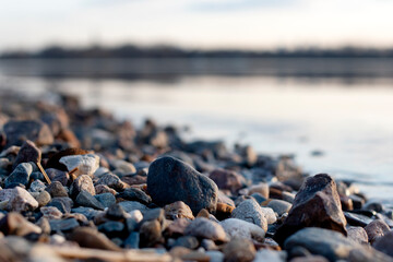 stones on the beach