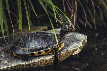 turtle in the grass