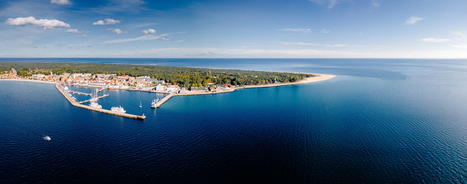 Panorama of the city of Hel on the Hel Peninsula