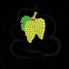 Winemaking grape green