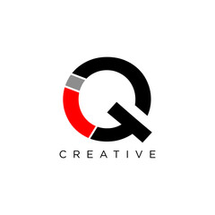 iq luxury logo design vector icon symbol circle - obrazy, fototapety, plakaty
