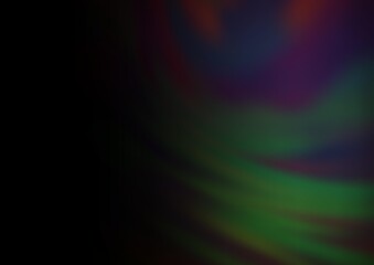 Fototapeta premium Dark Green vector abstract blurred background.