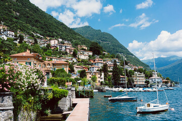 Fototapeta na wymiar Moltrasio, Lake Como