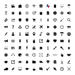 Web icon set. Contact us icon set. Business, ecommerce, finance, accounting.