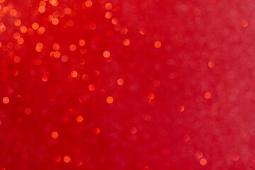 Abstract red background. Beautiful bokeh effect. Light circles background.