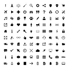 Web icon set. Contact us icon set. Business, ecommerce, finance, accounting.