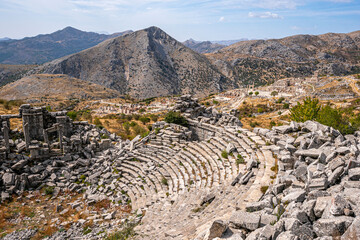 The ancient remains of Sagalassos is one of the best-preserved ancient cities in Turkey and city was surrounded by a series of valleys that were gradually incorporated into its territory.