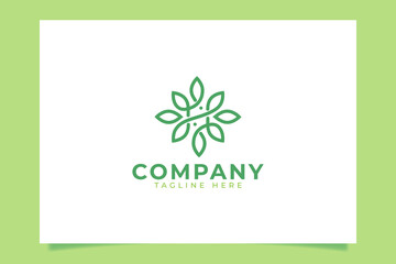 a geometric floral logo vector graphic for any business