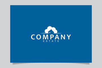 sky estate logo vector graphic for any business, especially for property and real estate.