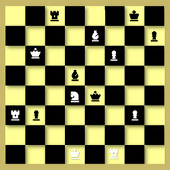 chess pieces on a chessboard