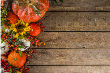 Festive autumn background