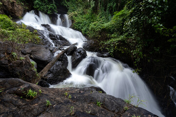 Pha suea Waterfall located in Tham Pla -Namtok Pha Suea National Park, Mae Hong Son Province, Thailand