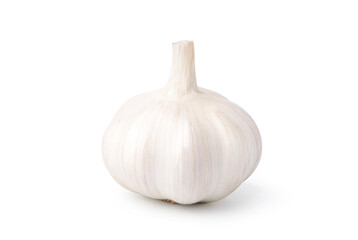 Garlic Bulb isolated on white background. Clipping path.