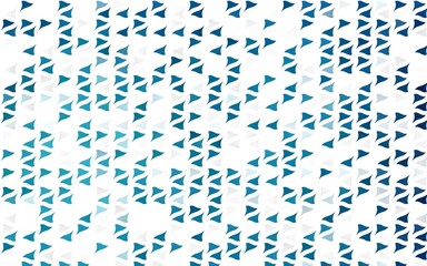 Light BLUE vector background with triangles.