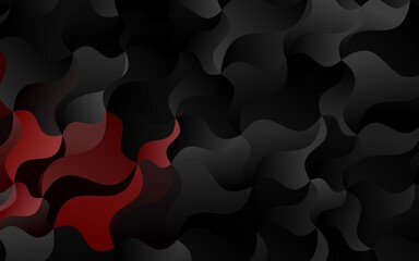 Dark Green, Red vector template with bubble shapes.