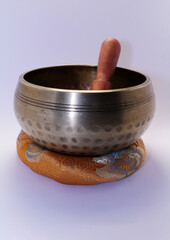A Buddhist Tibetan singing bowl made in Nepal
