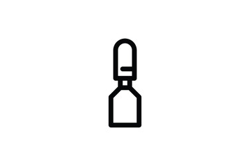 Hand Tool Outline Icon - Gardening Palette