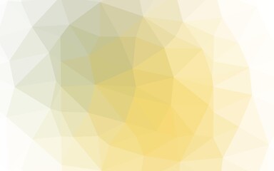 Light Green, Yellow vector polygonal pattern.