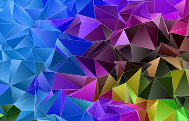 Obraz premium 3d Triangles, abstract background. Design wallpaper.