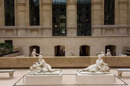 The Marly square, The Louvre, Paris, France