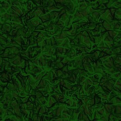 Green abstract grass seamless background of randomly bands and wavy lines