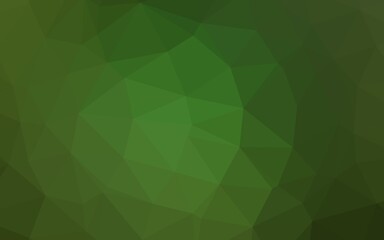 Obraz premium Light Green vector low poly texture.