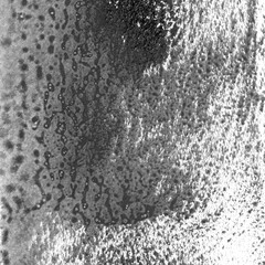 Black watercolor spot for grunge banner template. Ecological protection concept, eco-problem, ecology catastrophe, social problem. Isolated Oil slick. Abstract gray background on raw paper texture.