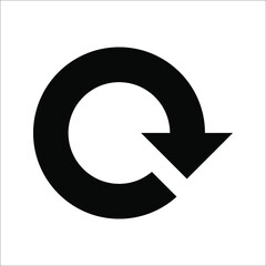 Rotation Arrow Icon Vector Illustration