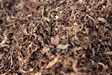 The brown tobacco flakes that grow in Indonesia.