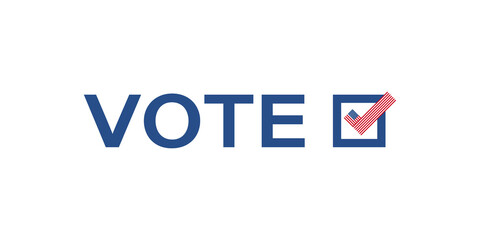 vote us presidential election 2020. american voting. voter choise voise sign. america president ballot emblem. united states government  poll on white background  november 3