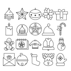 Christmas Icon Pack Lineal