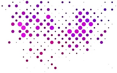 Light Purple vector pattern with spheres.