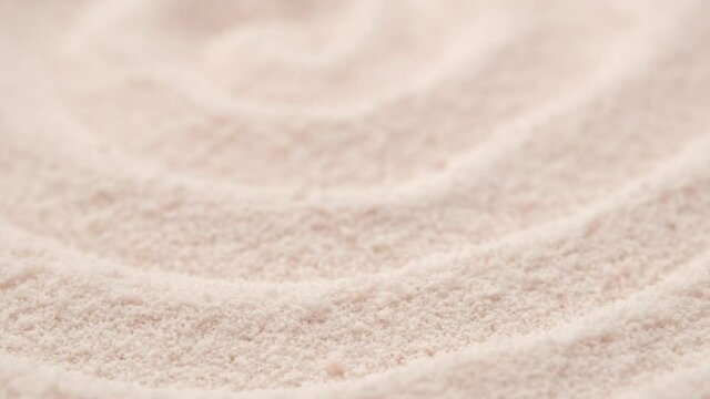 collagen powder close up. Natural beauty and health supplement. unusual video of collagen