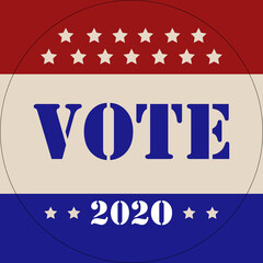Vote American Election 2020 Illustration