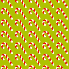 Endlosmuster Große Zuckerstangen Hellgrün Und Rot © Jan Engel